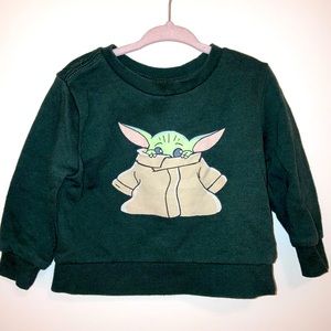 Star Wars Grogu Green Sweatshirt
